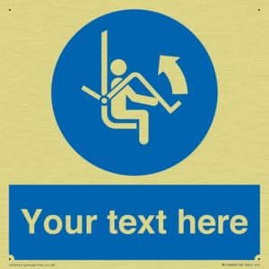 Custom Mandatory: Open safety bar of chairlift